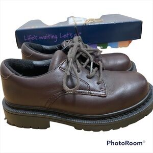 Stride Rite Leather Brown Cooper Dress Shoes Sz 11 Toddler Boy